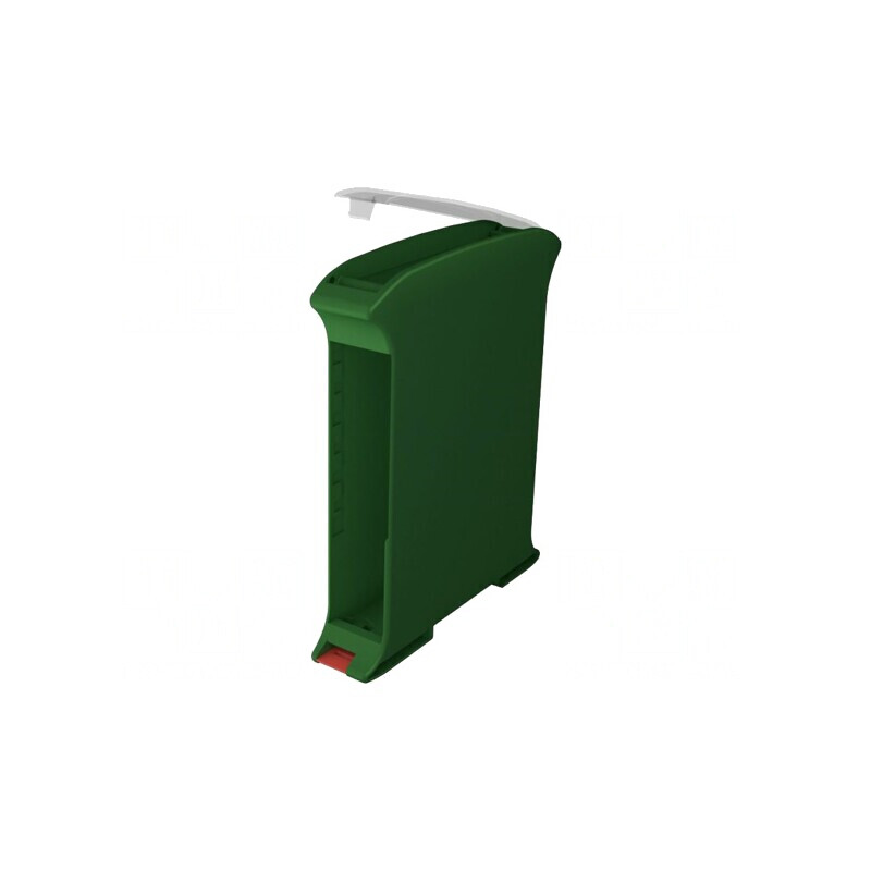 Carcasă pentru șină DIN verde 101x22.5x119.5 mm | Electronic-mag.ro | Componente Electronice Carcasă pentru șină DIN verde 101x22.5x119.5 mm | Electronic-mag.ro | Componente Electronice