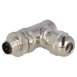 Mufă M12 4PIN Ethernet IP67 250V 4A | Electronic-mag.ro | Componente Electronice