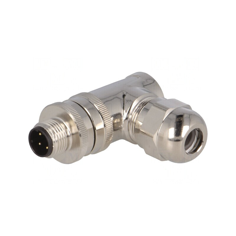 Mufă M12 4PIN Ethernet IP67 250V 4A | Electronic-mag.ro | Componente Electronice