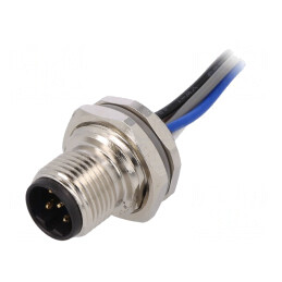 Soclu M12 5-PIN Tată IP67 60V Drept Profibus | Electronic-mag.ro | Componente Electronice