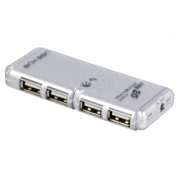 Hub USB 4 Porturi USB 1.1/2.0 Alb | Electronic-mag.ro | Componente Electronice