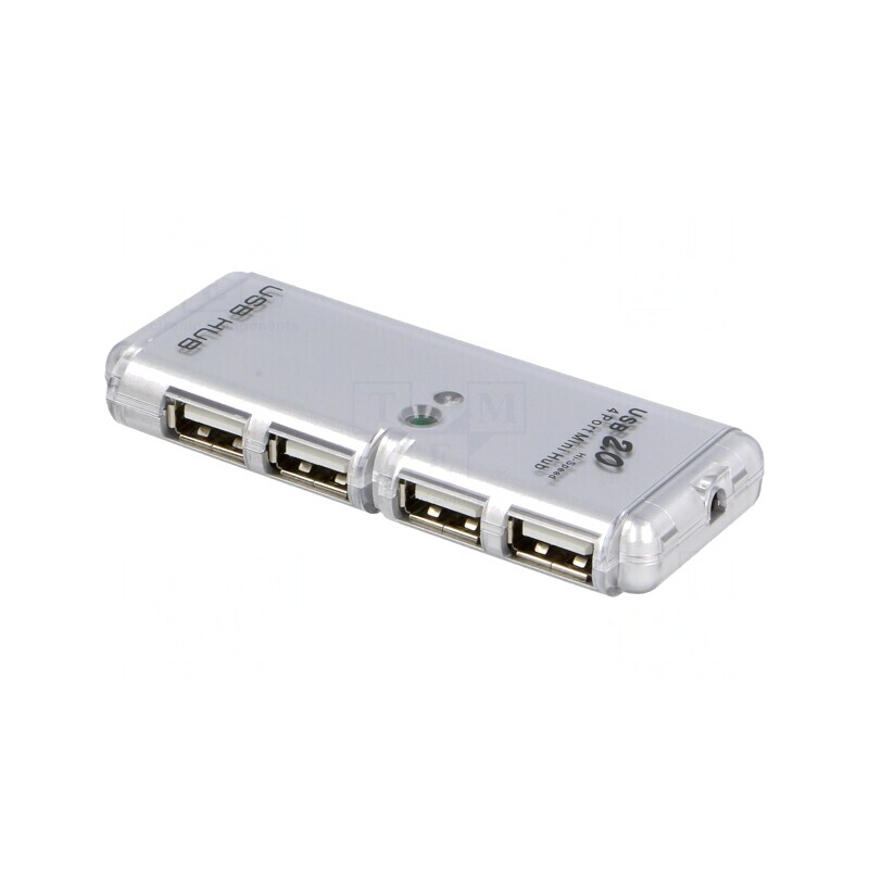 Hub USB 4 Porturi USB 1.1/2.0 Alb | Electronic-mag.ro | Componente Electronice