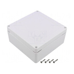 Carcasă Universală 135x135x60mm cu Bucșă din Alamă | Electronic-mag.ro | Componente Electronice