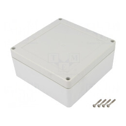 Carcasă Universală 135x135x60mm cu Bucșă din Alamă | Electronic-mag.ro | Componente Electronice
