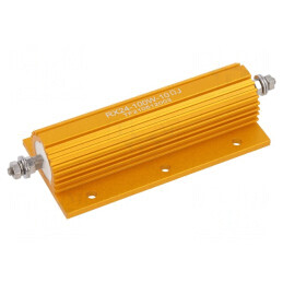 Rezistor Bobinat cu Radiator 10Ω 100W 5% M4 | Electronic-mag.ro | Componente Electronice