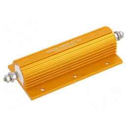 Rezistor Bobinat 47Ω 100W cu Radiator | Electronic-mag.ro | Componente Electronice