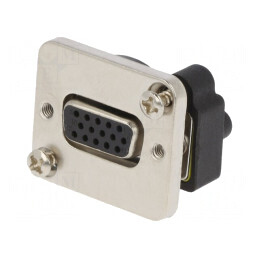 Cuplor D-Sub Argintiu Standard XLR 19x24mm | Electronic-mag.ro | Componente Electronice