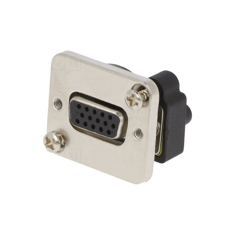 Cuplor D-Sub Argintiu Standard XLR 19x24mm | Electronic-mag.ro | Componente Electronice