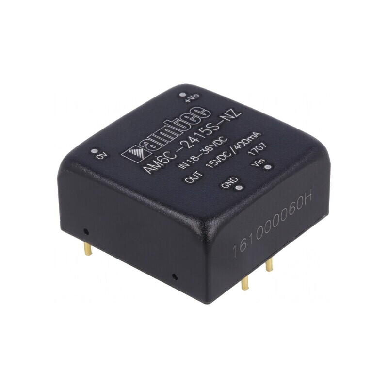 Convertor DC/DC 6W 18-36V la 15V 400mA | Electronic-mag.ro | Componente Electronice