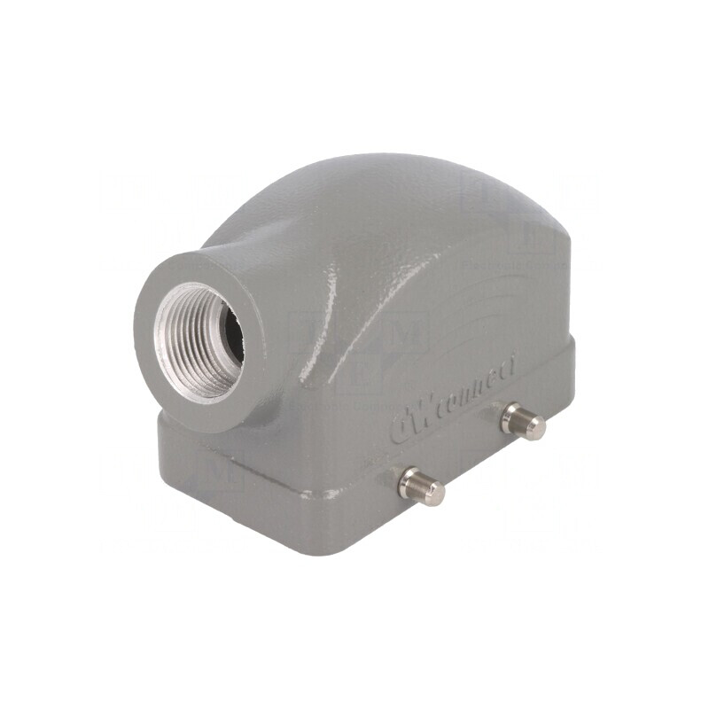Carcasă pentru conectori HDC 10B metalică pe cablu | Electronic-mag.ro | Componente Electronice