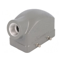 Carcasă pentru conectori HDC 10B metalică pe cablu | Electronic-mag.ro | Componente Electronice