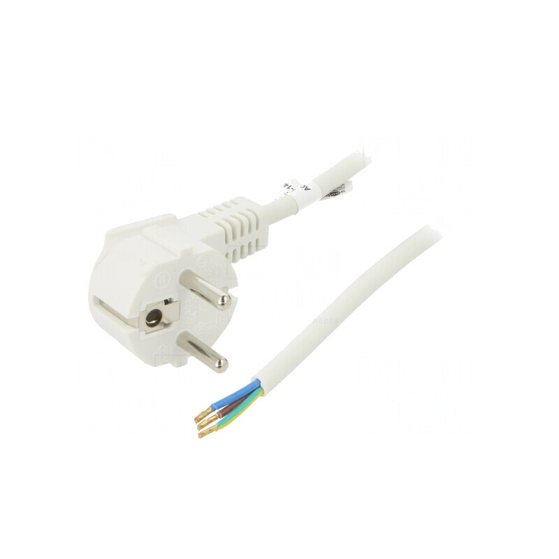 Cablu Alimentare PVC Alb 5m 10A | Electronic-mag.ro | Componente Electronice Cablu Alimentare PVC Alb 5m 10A | Electronic-mag.ro | Componente Electronice