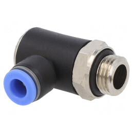 Racord Push-In Unghi Alama Nichelată PBT 0,95-15bar | Electronic-mag.ro | Componente Electronice