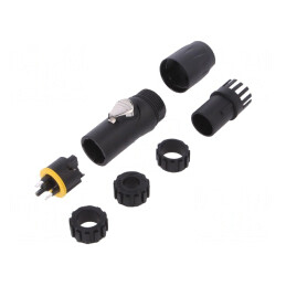 Mufă Alimentare AC 16A 250V Termoplast 3 PIN Cablaj | Electronic-mag.ro | Componente Electronice