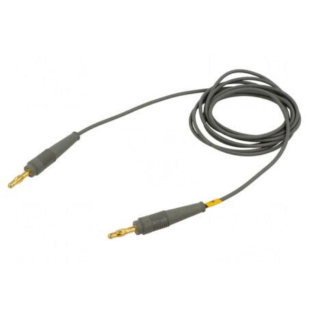 Cablu de măsurare neizolat 2m gri 60VDC 30VAC 19A | Electronic-mag.ro | Componente Electronice