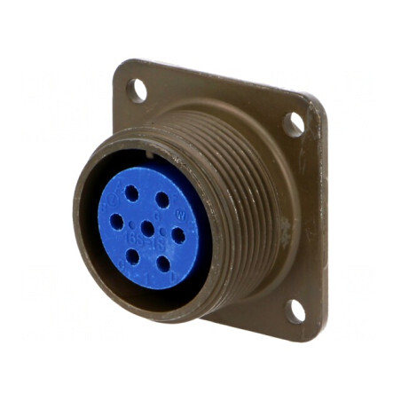 Conector Circular 16S Aluminiu Oliv | Electronic-mag.ro | Componente Electronice