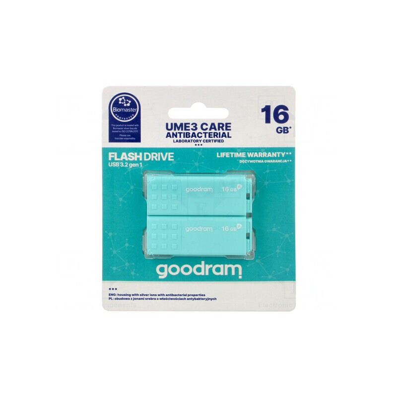 Memorie USB 3.2 16GB Verde Mentă | Electronic-mag.ro | Componente Electronice