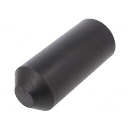 Heat Shrink Cap 63mm Black Polyolefin | Electronic-mag.ro | Componente Electronice