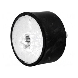 Atenuator de Vibrații M12 75mm 40mm 12mm 1700N | Electronic-mag.ro | Componente Electronice