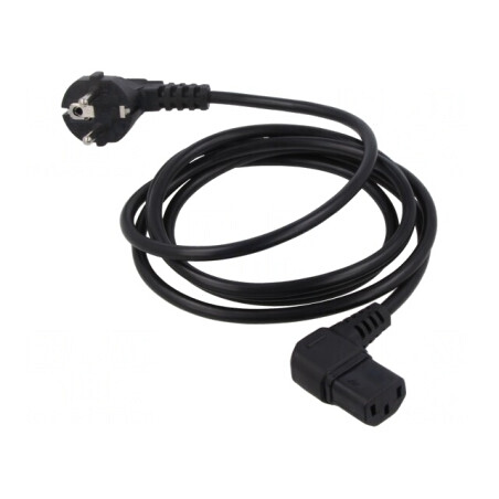 Cablu Electric 3x0,75mm2 PVC 2m Negru | Electronic-mag.ro | Componente Electronice