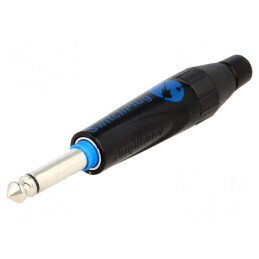 Mufă Jack 6,3mm Mono Piste 2 Drept pe Cablu Lipire | Electronic-mag.ro | Componente Electronice