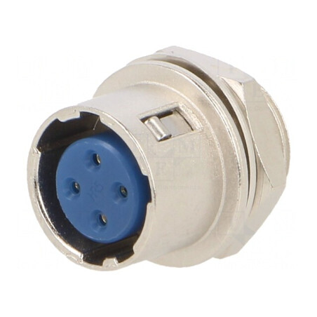Conector Circular HR10 Push-Pull Soclu 2A Aurit 4 PIN-uri | Electronic-mag.ro | Componente Electronice