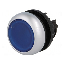 Comutator apăsare 22mm albastru | Electronic-mag.ro | Componente Electronice