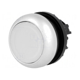 Comutator apăsare 22mm alb IP67 | Electronic-mag.ro | Componente Electronice