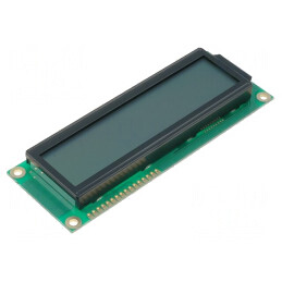 Afișaj LCD Alfanumeric 16x2 Gri 122x44x13.6mm | Electronic-mag.ro | Componente Electronice