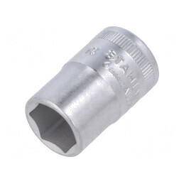 Tubulară HEX 16mm 1/2 38mm oțel cromat scurtă | Electronic-mag.ro | Componente Electronice