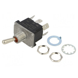 Comutator Basculant DPDT ON-ON 16A 250VAC/30VDC | Electronic-mag.ro | Componente Electronice