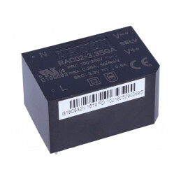 Convertor AC/DC 2W 3.3V 500mA PCB | Electronic-mag.ro | Componente Electronice