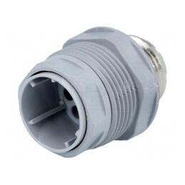 Soclu Conector DIN 43651 12-Pin 5A fără contacte