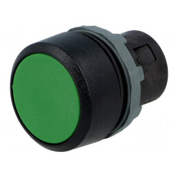 Comutator 22mm Verde cu Acționare prin Apăsare | Electronic-mag.ro | Componente Electronice