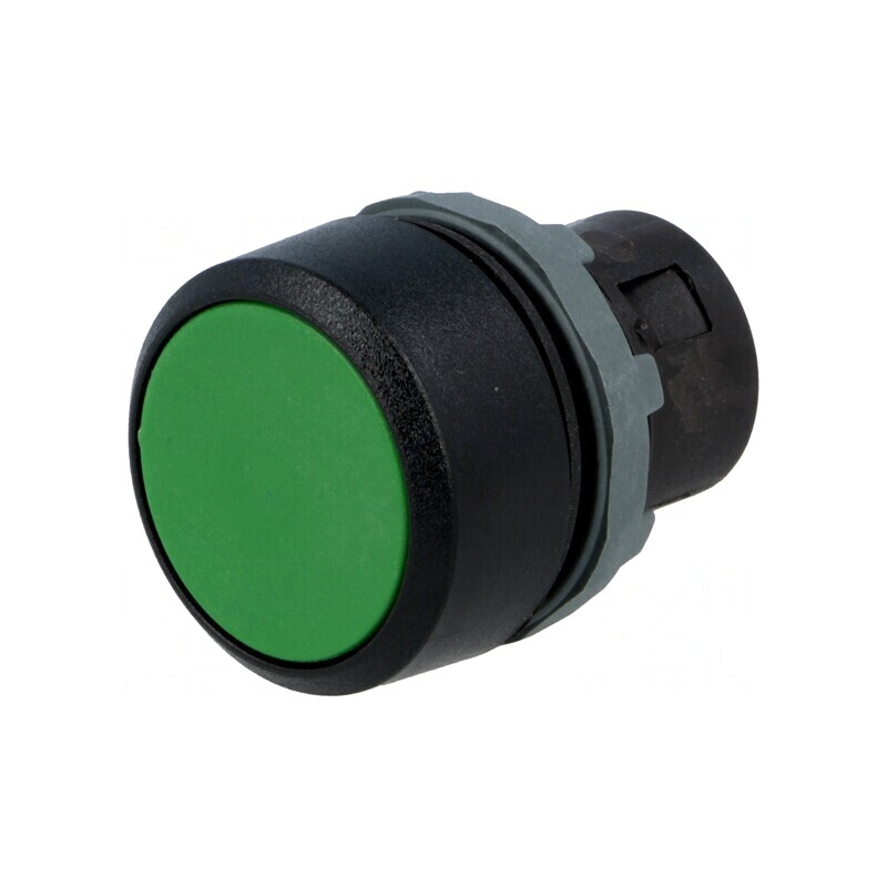 Comutator 22mm Verde cu Acționare prin Apăsare | Electronic-mag.ro | Componente Electronice
