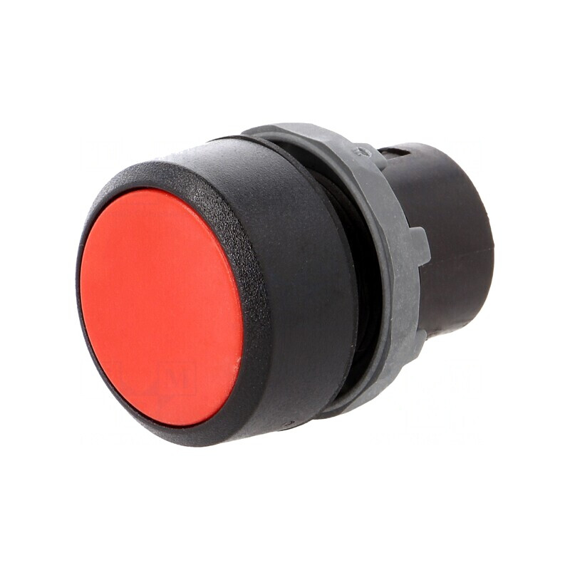 Comutator acționat prin apăsare 22mm roșu | Electronic-mag.ro | Componente Electronice