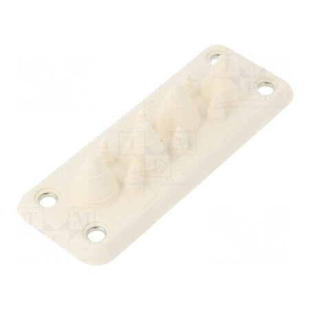 Garnitură albă cu mai multe orificii 10 - 40÷100°C | Electronic-mag.ro | Componente Electronice