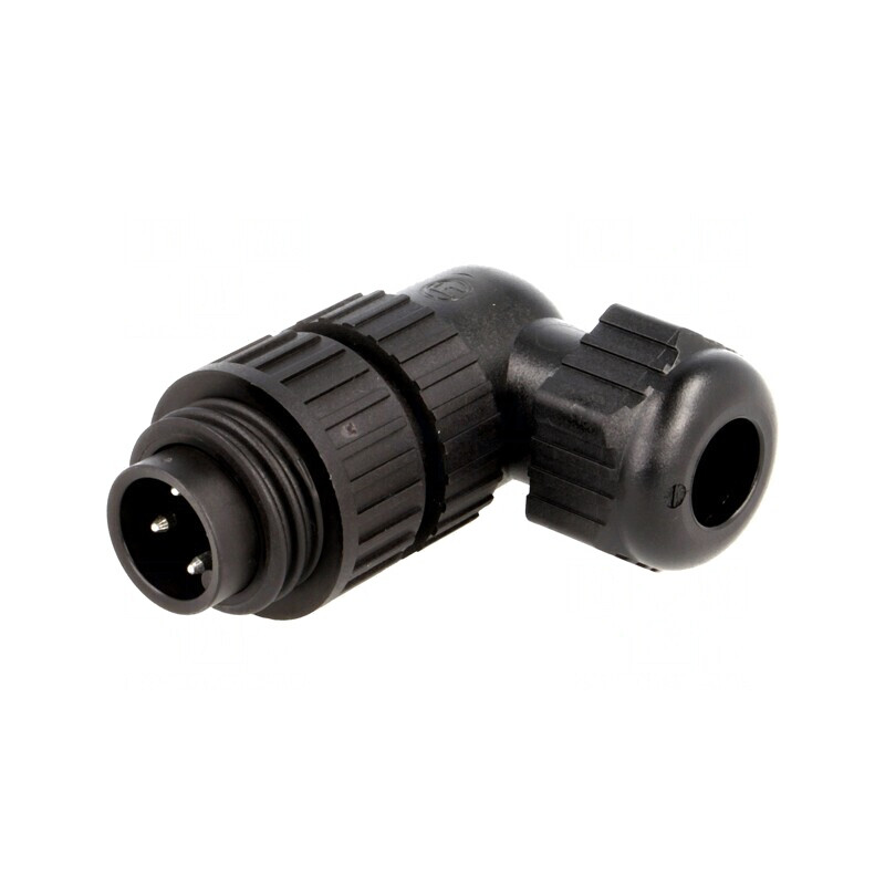 Conector circular mufă tată IP67 4 pini 3 PE pe cablu | Electronic-mag.ro | Componente Electronice