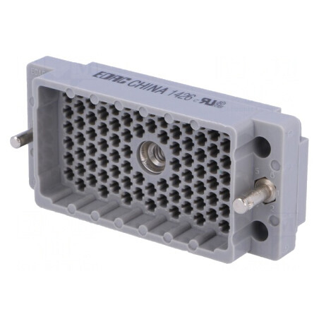 Mufă Hermafrodit Dreptunghiulară din Policarbonat | Electronic-mag.ro | Componente Electronice
