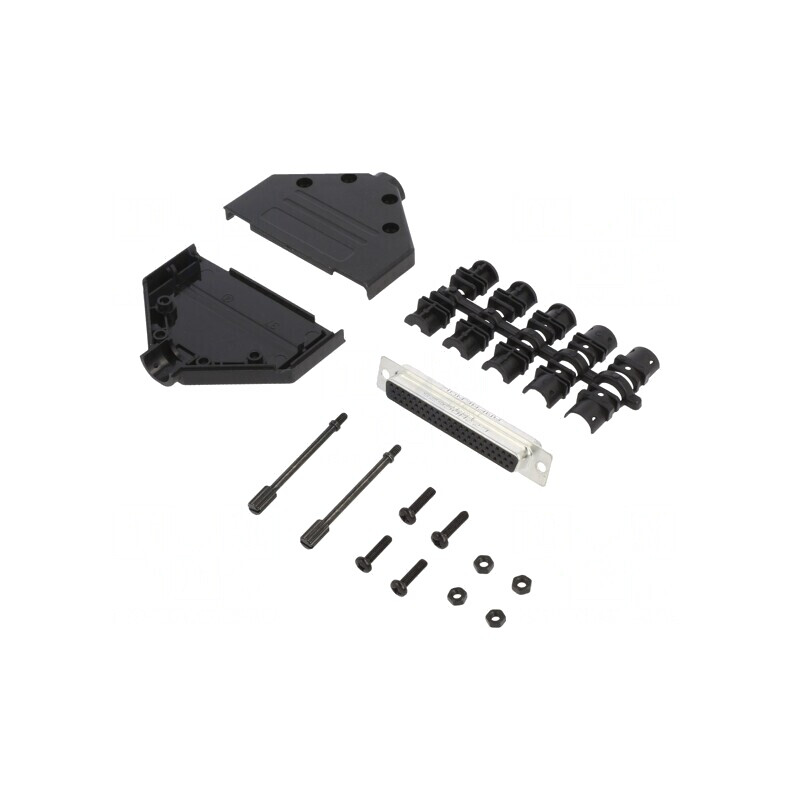 Conector D-Sub HD 62-Pin Femelă pentru Cablu Gold Flash | Electronic-mag.ro | Componente Electronice