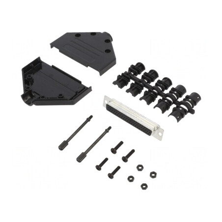 Conector D-Sub HD 62-Pin Femelă pentru Cablu Gold Flash | Electronic-mag.ro | Componente Electronice