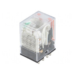 Releu Electromagnetic 4PDT 24VDC 3A | Electronic-mag.ro | Componente Electronice