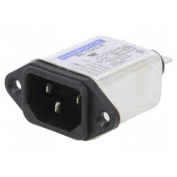 Conector Alimentare AC 10A 250VAC IEC 60320 | Electronic-mag.ro | Componente Electronice