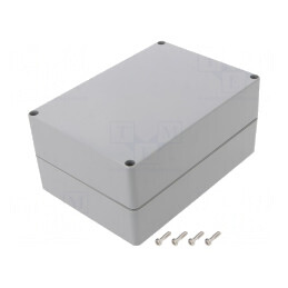 Carcasă Universală ABS Gri Deschis 121x171x80mm | Electronic-mag.ro | Componente Electronice