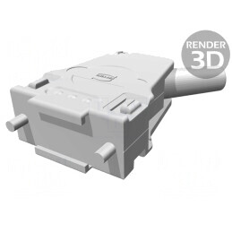Carcasă pentru Conectori D-Sub 9pin și 15pin | Electronic-mag.ro | Componente Electronice