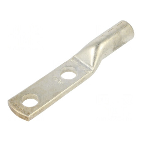 Vârf inelar tubular M14 95mm2 cupru crimpat cablu dublu | Electronic-mag.ro | Componente Electronice
