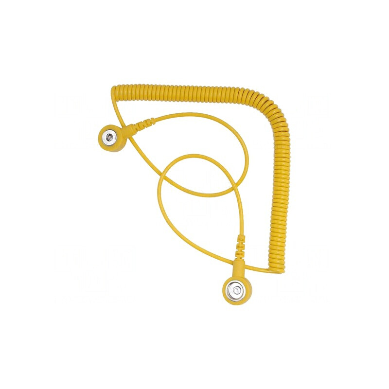 Cablu ESD Spiralat Galben 2,4m | Electronic-mag.ro | Componente Electronice