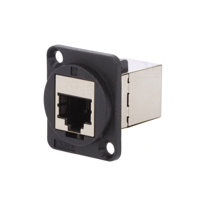 Adaptor FT Cat 6a Ecranat 8p8c 19x24mm Plastic CP30225S | Electronic-mag.ro | Componente Electronice Adaptor FT Cat 6a Ecranat 8p8c 19x24mm Plastic CP30225S | Electronic-mag.ro | Componente Electronice