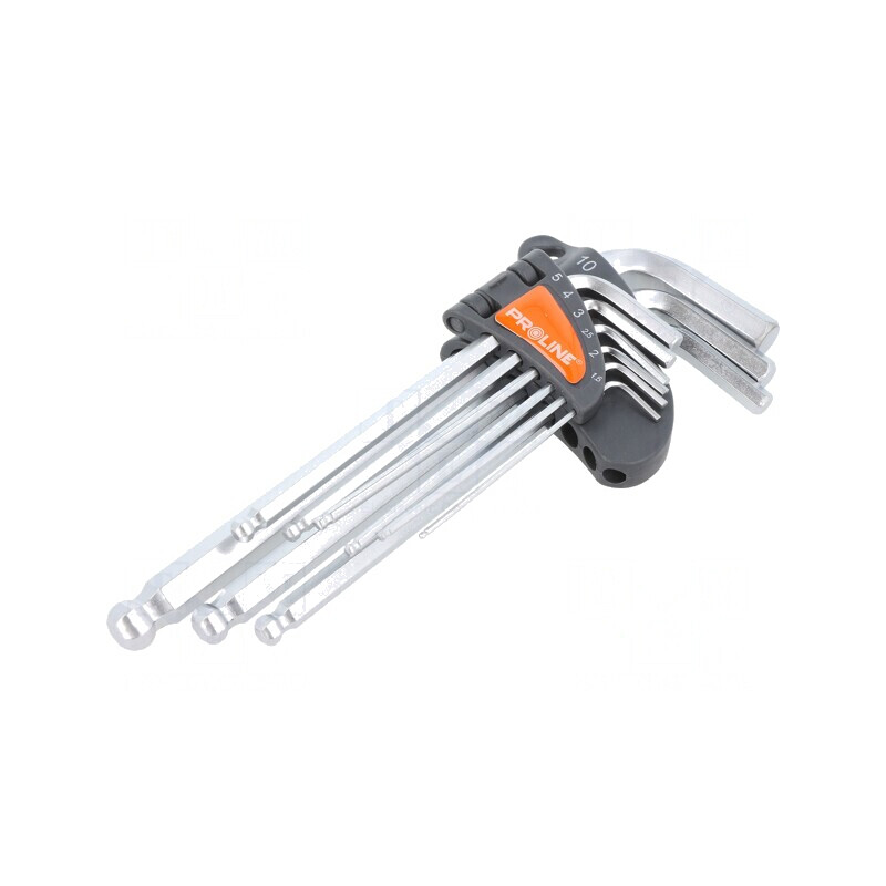 Set Chei Imbus Sferic Oțel Crom-Vanadium 9 Bucăți | Electronic-mag.ro | Componente Electronice