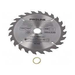 Disc Ferăstrău Circular 160mm 24 Dinți | Electronic-mag.ro | Componente Electronice